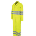 Red Kap Hi-Visibility Zip Front Coverall (Fluorescent Yellow/ Green)